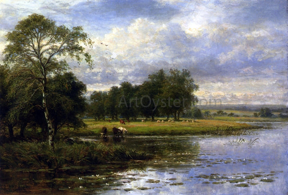  Benjamin Williams Leader Summer Time on the Thames - Art Print