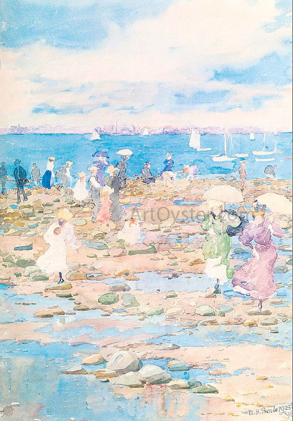  Maurice Prendergast Summer Visitors - Art Print