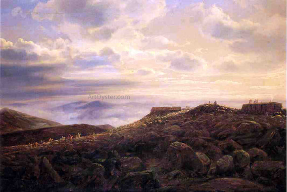  Ferdinand Reichardt Summit House, Mount Washington - Art Print
