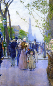  Frederick Childe Hassam Sunday on Fifth Avenue (also known as Fifth Avenue, Church Parade) - Art Print