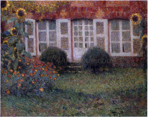  Henri Le Sidaner Sunflowers - Art Print