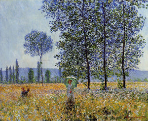  Claude Oscar Monet Sunlight Effect Under the Poplars - Art Print