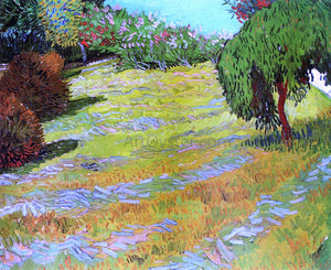  Vincent Van Gogh Sunny Lawn in a Public Park - Art Print