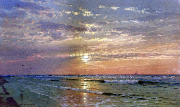  William Trost Richards Sunrise, Atlantic City - Art Print