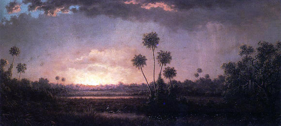  Martin Johnson Heade Sunrise, Florida - Art Print