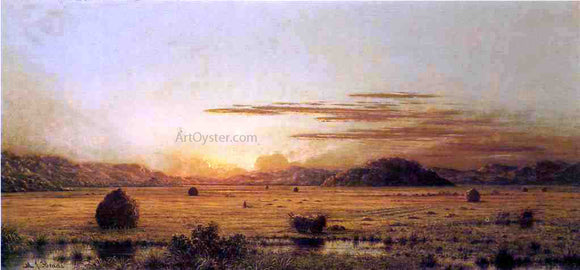  Martin Johnson Heade Sunrise, Hoboken Meadows - Art Print