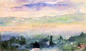  John La Farge Sunrise in Fog over Kyoto - Art Print
