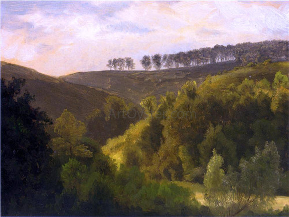  Albert Bierstadt Sunrise over Forest and Grove - Art Print