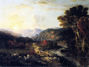  George Loring Brown Sunrise, White Mountains, New Hampshire - Art Print