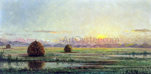  Martin Johnson Heade Sunset - A Sketch - Art Print