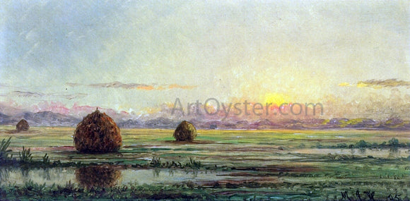  Martin Johnson Heade Sunset - A Sketch - Art Print