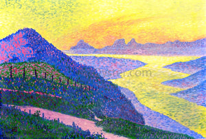  Theo Van Rysselberghe Sunset at Ambleteuse - Art Print