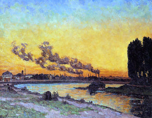  Armand Guillaumin Sunset at Ivry - Art Print