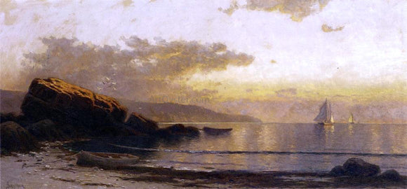  Alfred Thompson Bricher Sunset Coast - Art Print