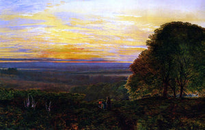  John Atkinson Grimshaw Sunset from Chilworth Common, Hampshire - Art Print