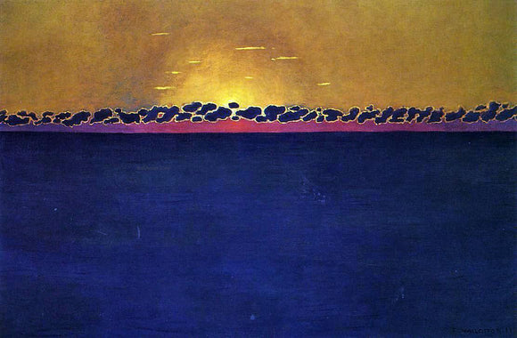  Felix Vallotton Sunset, Gray-Blue High Tide - Art Print