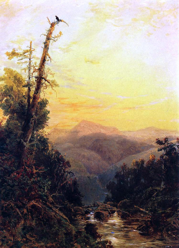  Arthur Quartley Sunset in the Catskills - Art Print