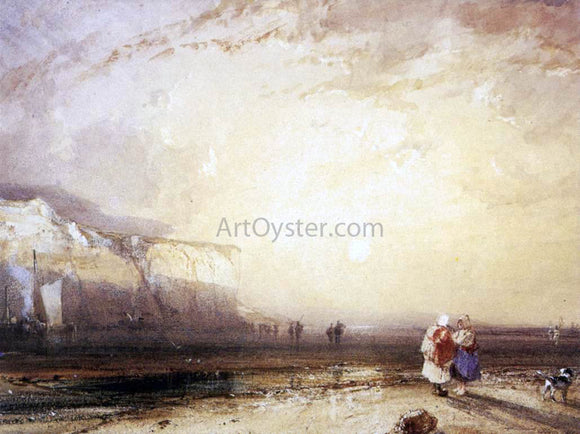  Richard Parkes Bonington Sunset in the Pays de Caux - Art Print