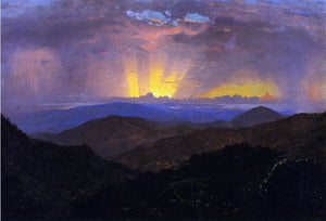  Frederic Edwin Church Sunset, Jamaica (study for "The After Glow" - Art Print