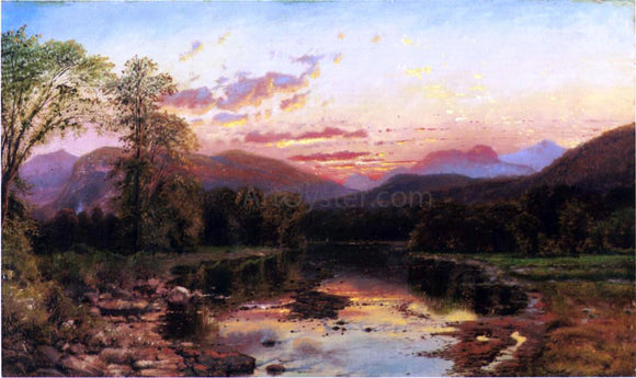  Edmund Darch Lewis Sunset Landscape - Art Print