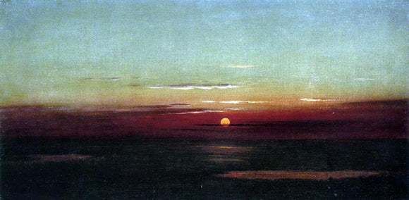  Martin Johnson Heade Sunset of the Marshes - Art Print
