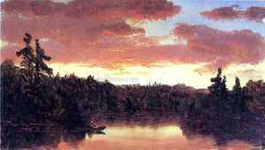  Sanford Robinson Gifford Sunset on Lake George - Art Print