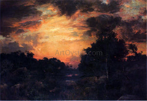  Thomas Moran Sunset on Long Island - Art Print