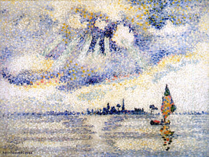  Henri Edmond Cross Sunset on the Lagoon, Venice - Art Print