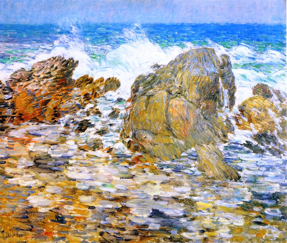  Frederick Childe Hassam Surf, Appledore - Art Print