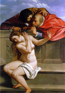  Artemisia Gentileschi Susanna and the Elders - Art Print