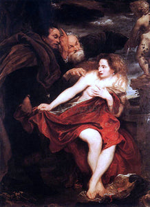  Sir Antony Van Dyck Susanna and the Elders - Art Print