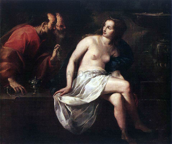  Guido Cagnacci Susanna and the Elders - Art Print