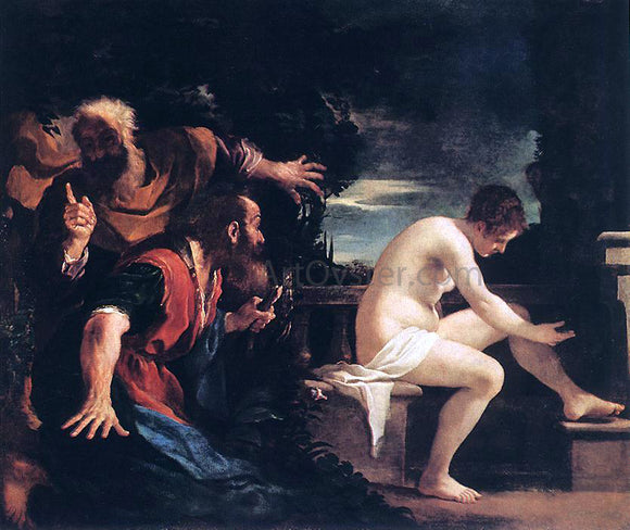  Guercino Susanna and the Elders - Art Print