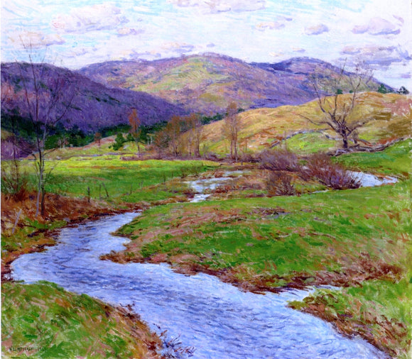  Willard Leroy Metcalf Swollen Brook (No. 2) - Art Print