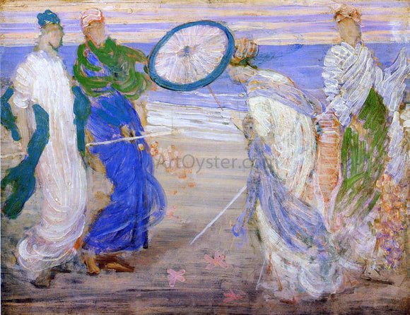  James McNeill Whistler Symphony in Blue and Pink - Art Print