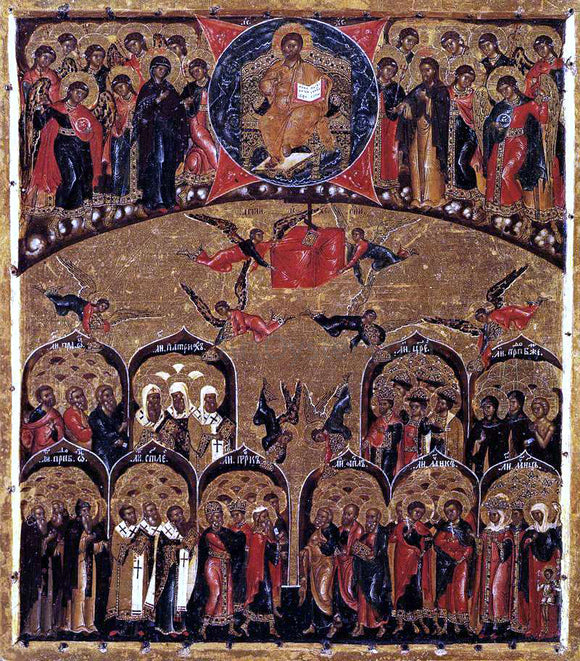  Unknown Painters Masters Synaxis of All Saints - Art Print