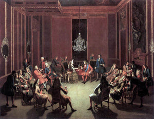  Paul Carl Leygebe Tabakskollegium of Frederick I - Art Print