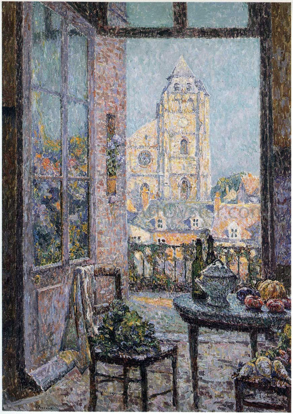  Henri Le Sidaner Table by the Window - Art Print