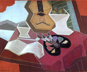  Juan Gris Table Overlooking the Sea - Art Print