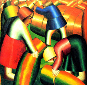  Kazimir Malevich Taking in the Harvest - Art Print