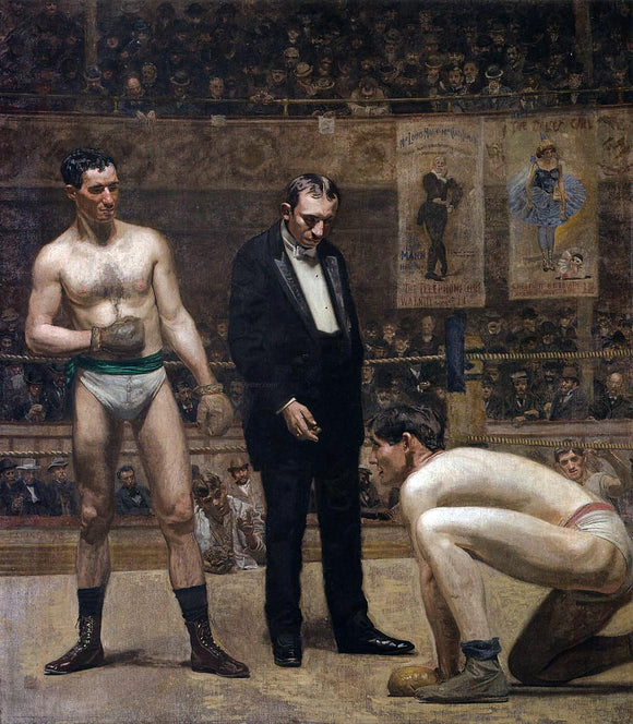  Thomas Eakins Taking the Count - Art Print