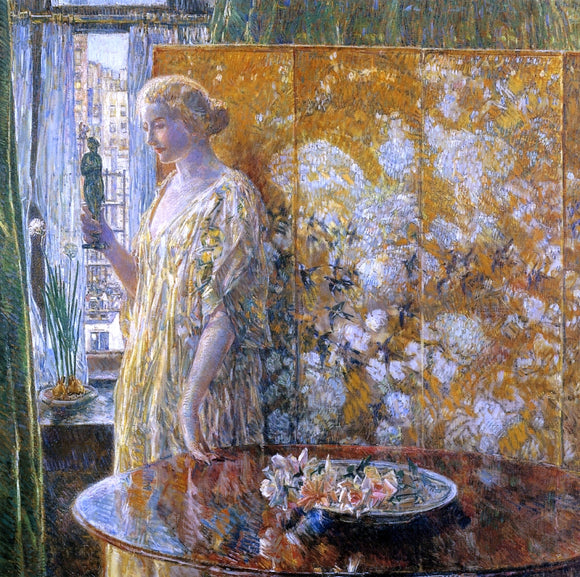  Frederick Childe Hassam Tanagra: The Builders, New York - Art Print