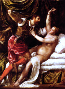  Titian Tarquin and Lucretia - Art Print