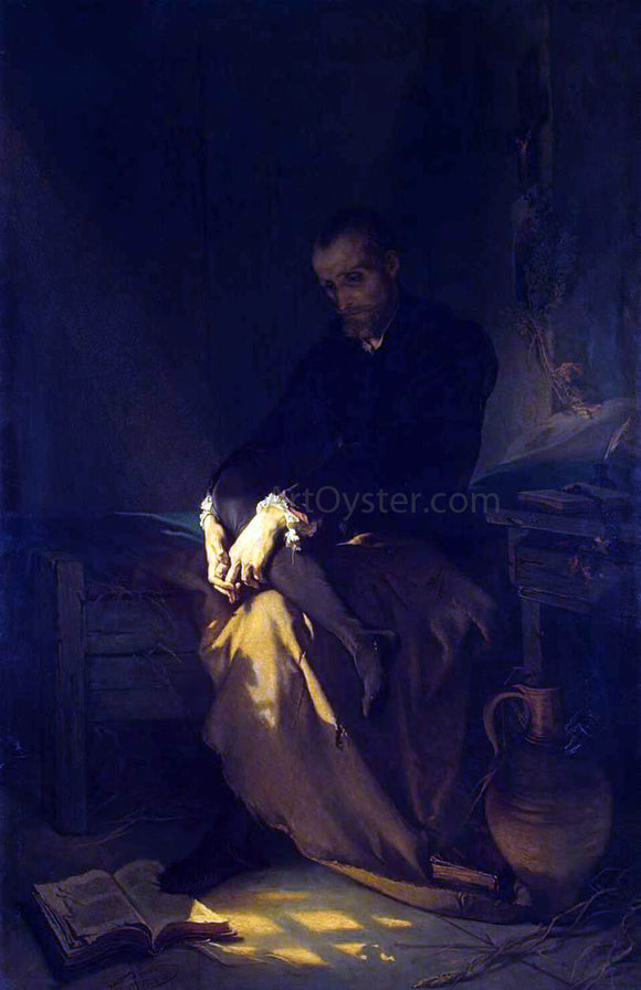  Louis Gallait Tasso in the Prison - Art Print