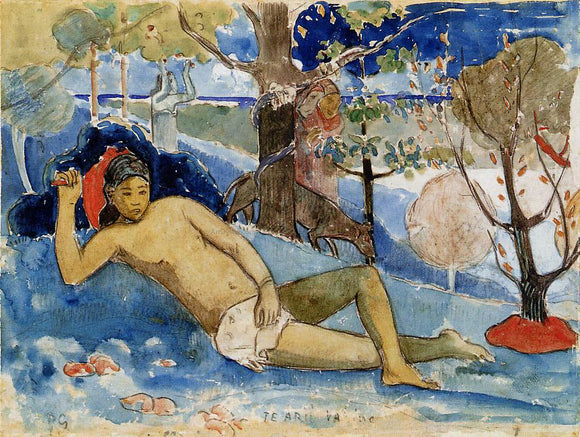  Paul Gauguin Te Arii Vahine (also known as The Queen of Beauty) - Art Print