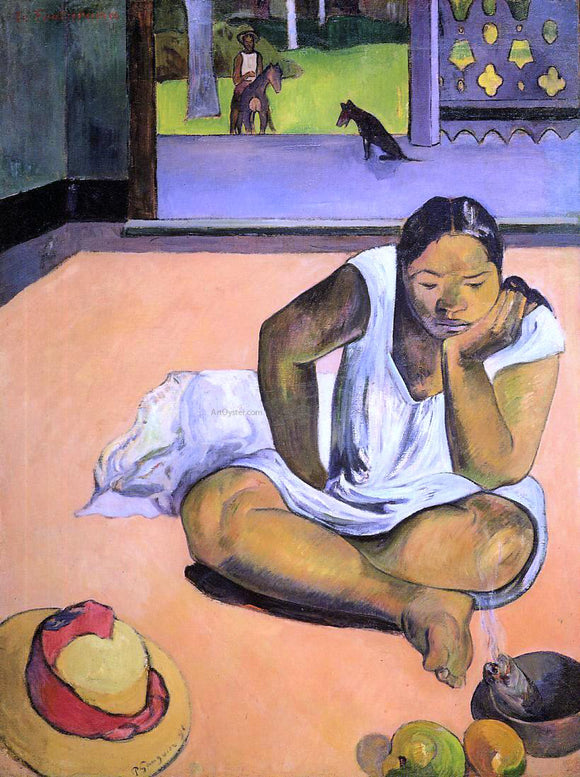  Paul Gauguin Te Faaturuma (also known as The Brooding Woman) - Art Print