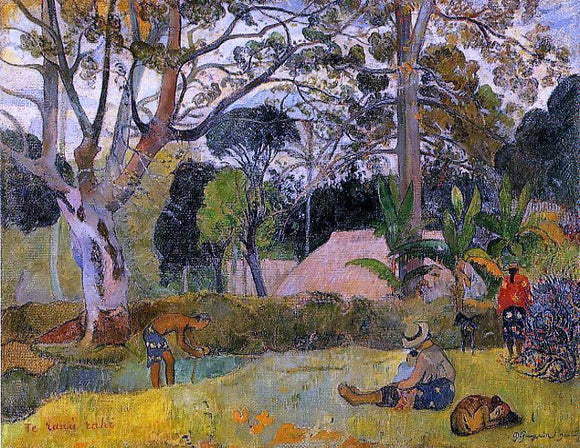  Paul Gauguin Te Raau Rahi (also known as The Big Tree) - Art Print