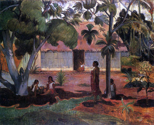  Paul Gauguin Te Ra'au Rahi (also known as The Large Tree) - Art Print