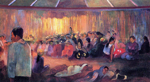  Paul Gauguin Te Rare Hymenee (also known as The House of Hymns) - Art Print