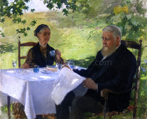  Willard Leroy Metcalf A Tea on the Porch - Art Print
